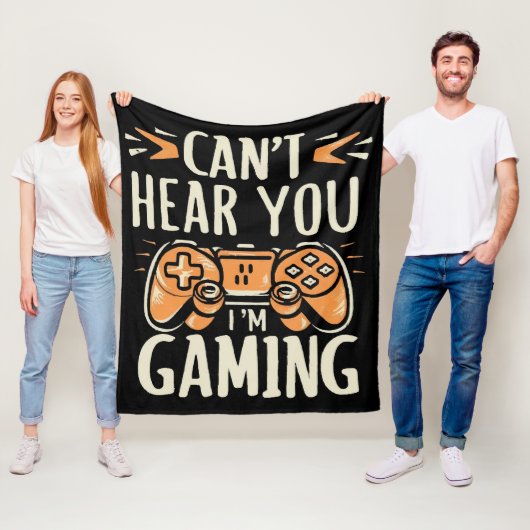 Du kannst nicht hören, dass ich spiele fleecedecke (Beispiel)