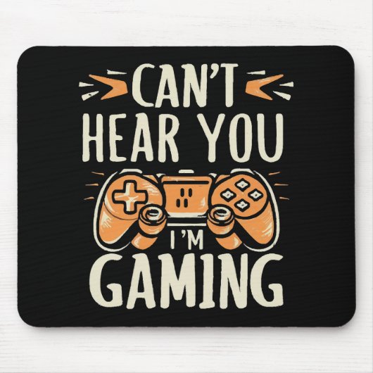 Du kannst nicht hören, dass ich spiele mousepad (Vorne)