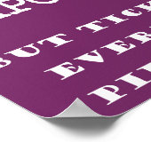 Du kannst nicht jedem ein lustiges Plakatzeichen g Poster (Ecke)