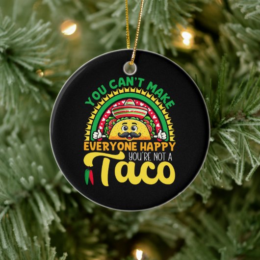 Du kannst nicht jedem glücklich machen, dass du ke keramik ornament (Baum)