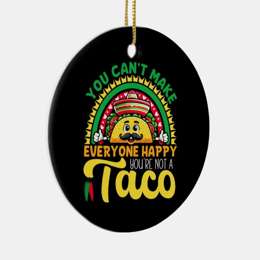 Du kannst nicht jedem glücklich machen, dass du ke keramik ornament (Rechts)