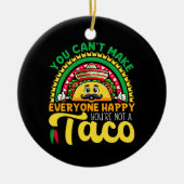 Du kannst nicht jedem glücklich machen, dass du ke keramik ornament (Vorne)