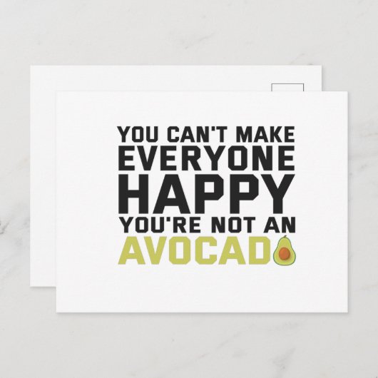 Du kannst nicht jedem glücklich machen, dass du ke postkarte (Vorne/Hinten)