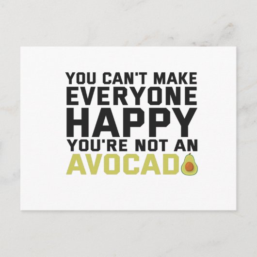 Du kannst nicht jedem glücklich machen, dass du ke postkarte (Vorderseite)