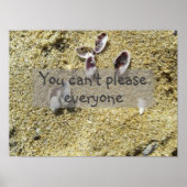 Du kannst nicht jedem Weisheit-Sprichwort-Poster g Poster (Vorne)