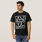 DU KANNST NICHT STUDIEREN! (Light Distress Version T-Shirt (Vorne ganz)