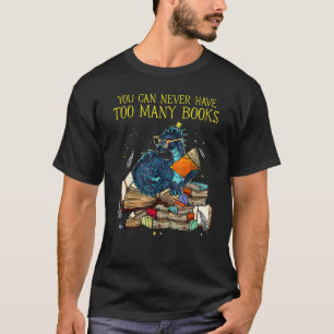 Du kannst nie zu viele Bücher haben Dragon Nerds L T-Shirt