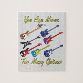 Du kannst nie zu viele Gitarren haben Puzzle