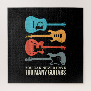 Du kannst nie zu viele Gitarren haben Puzzle
