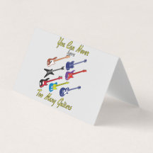 Du kannst nie zu viele Gitarren haben