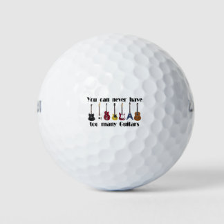 Du kannst nie zu viele Gitarrengeschenke haben Golfball