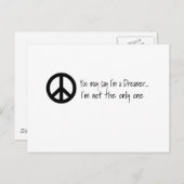 Du kannst sagen, ich bin ein Träumer Postkarte (Vorne/Hinten)