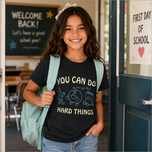 Du kannst schwierige Dinge tun Kids Rückkehr zur S T-Shirt