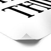 du kannst schwierige Dinge tun Poster (Ecke)