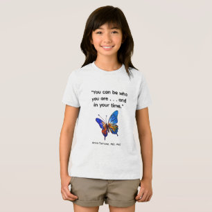 DU KANNST SEIN, WER DU BIST Kinder- Tri-Blend Shirt