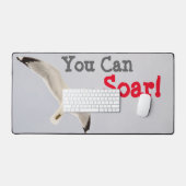 Du kannst steigen! schreibtischunterlage (Tastatur & Maus)