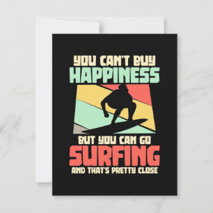 Du kannst surfen gehen dankeskarte