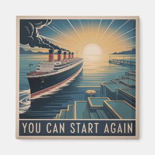 Du kannst von vorne beginnen magnet