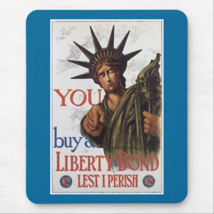 Du kaufst eine Liberty Bond damit ich nicht umkomm Mousepad