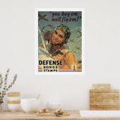 Du kaufst 'Em Wir fliegen 'Em! Poster (Küche)