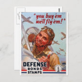 Du kaufst Em-Wir fliegen Em! Postkarte (Vorne/Hinten)