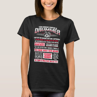 Du kennst dich als Drummer T-Shirt