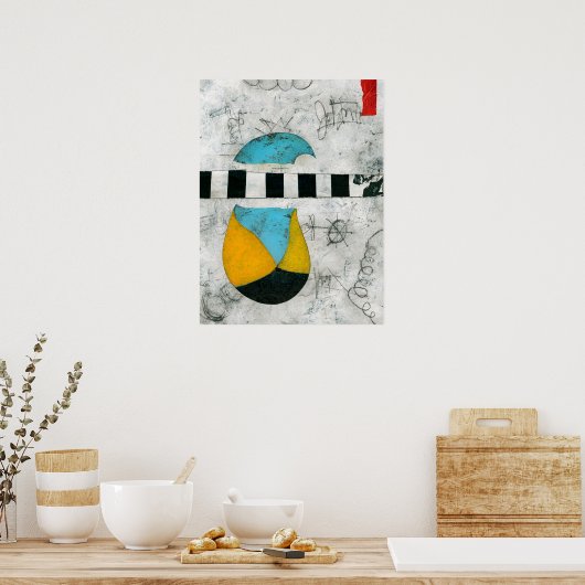 Du kennst mich nicht als Poster Wall Art (Küche)