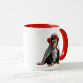 Du kleiner Held-Affe mit einem Umhang. Tasse (VorderseiteRechts)