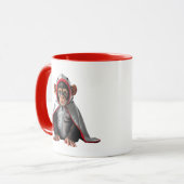 Du kleiner Held-Affe mit einem Umhang. Tasse (Vorderseite Links)