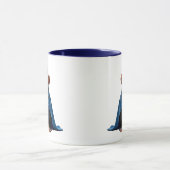 Du kleiner Held-Affe mit einem Umhang. Tasse (Zentrum)