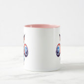 Du kleiner Superheld-Außerirdischer mit Schutzschi Tasse (Zentrum)