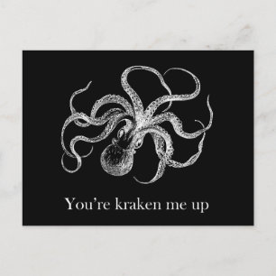 'Du kraken mich kaputt' Postkarte