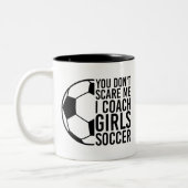 Du kümmerst mich nicht darum, dass ich Girls Socce Zweifarbige Tasse (Links)