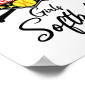 Du kümmerst mich nicht darum, dass ich Mädchen-Sof Poster (Ecke)