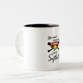 Du kümmerst mich nicht darum, dass ich Mädchen-Sof Zweifarbige Tasse (Vorderseite Links)