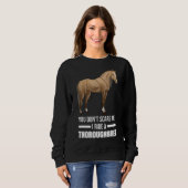 Du kümmerst mich nicht darum, dass ich mit gedanke sweatshirt (Vorne ganz)