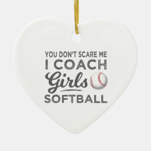 Du kümmerst mich nicht darum, dass ich Softball-Ge Keramik Ornament