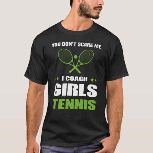 Du kümmerst mich nicht, dass ich Mädchen Tennis tr T-Shirt (Vorderseite)