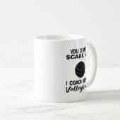 Du kümmerst mich nicht, dass ich Mädchen Volleybal Kaffeetasse (VorderseiteRechts)
