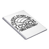 Du kümmerst mich nicht, dass ich Mädchen Volleybal Notizblock (Rechte Seite)