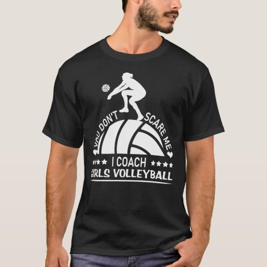 Du kümmerst mich nicht, dass ich Mädchen Volleybal T-Shirt (Vorderseite)