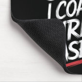 Du kümmerst mich nicht, ich Coach Girls Baseball F Mousepad (Ecke)