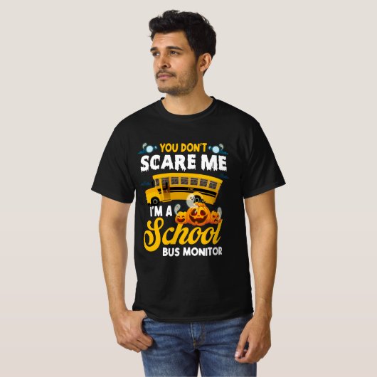 Du kümmerst mich nicht um einen Schulbusmonitor T-Shirt (Vorne ganz)