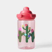 Du lachst! Kakteen Blume Niedlich Trinkflasche (Rückseite)