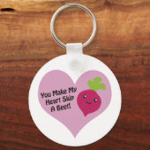 Du lässt mein Herz eine Rübe überspringen Schlüsselanhänger (Vorderseite)