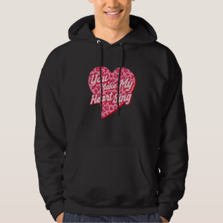 Du lässt mein Herz Western Leopard Valentinstag si Hoodie