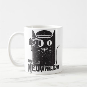 Du Lässt Mich Miau Lebendig Fühlen Katze Mit Kamer Kaffeetasse