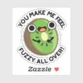 Du lässt mich überall in Fruchtpuppen verschwommen Aufkleber (Blatt)