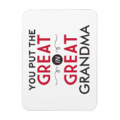 Du legst die Große in Großma Magnet (Vertikal)