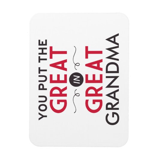 Du legst die Große in Großma Magnet (Vertikal)